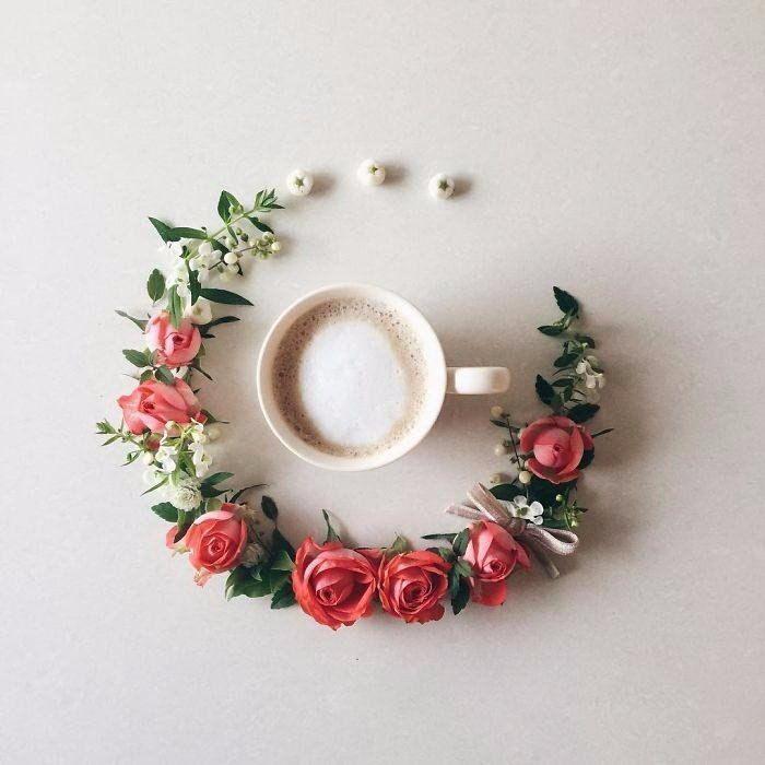 Искусство утреннего кофе: работы La Fee De Fleur