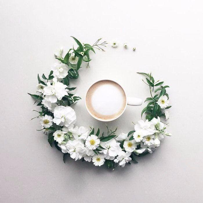 Искусство утреннего кофе: работы La Fee De Fleur